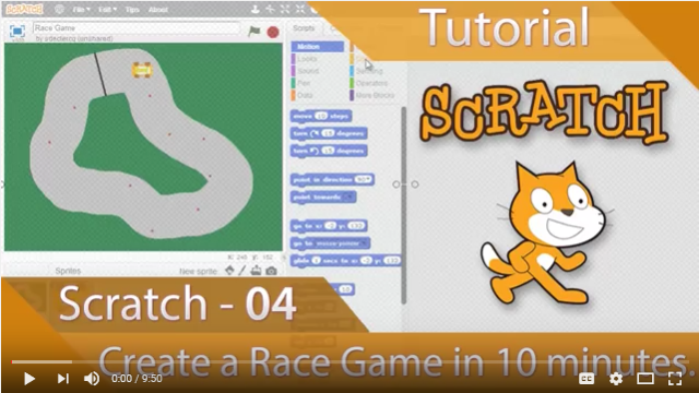 Making a race game in Scratch